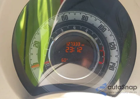 2012 Fiat 500 Lounge z USA, uszkodzony, nr VIN 3C3CFFCR1CT119809